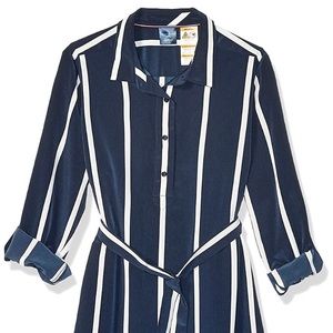 Tommy Hilfiger Adaptive Striped Shirtdress